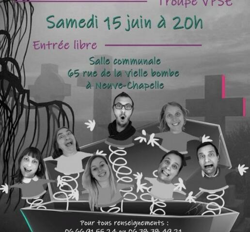 AFFICHE MORT DE RIRE THEATRE